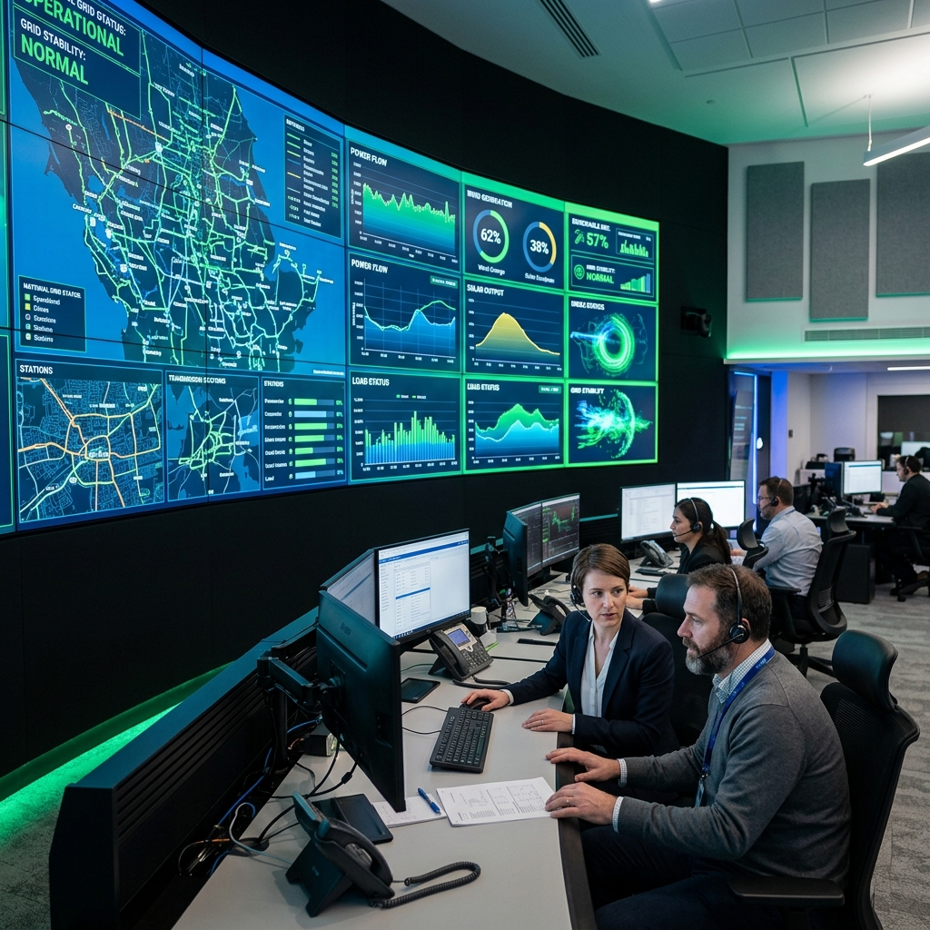 Energy & Utilities — smart grid monitoring and SCADA security