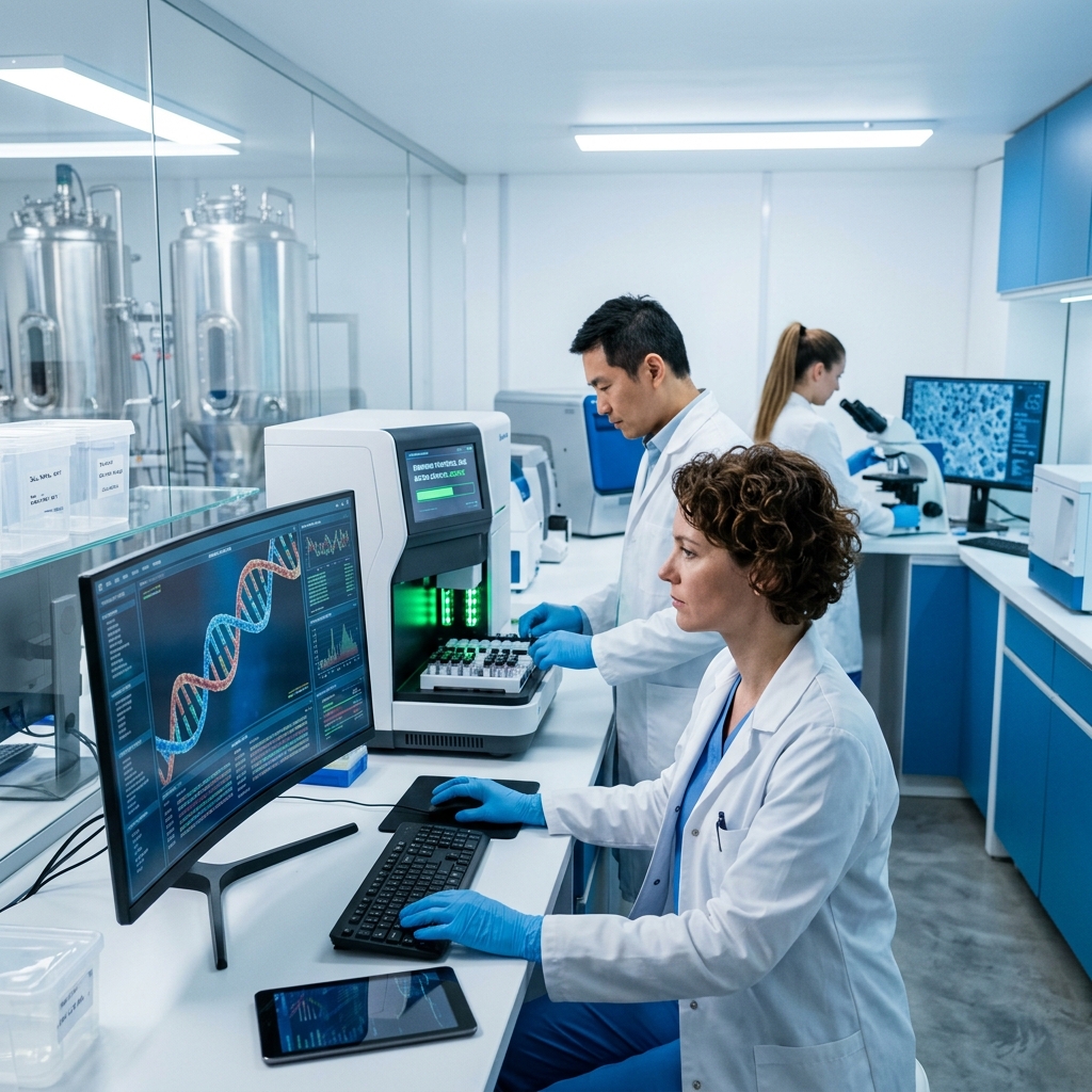 Healthcare & BioTech — compliant data pipelines and research compute
